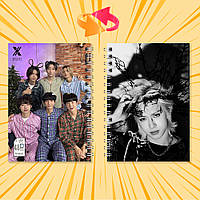Блокнот А6 пружина 48 л. клітина K-Pop Xdinary Heroes