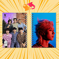 Блокнот А6 пружина 48 л. клітина K-Pop Xdinary Heroes