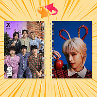 Блокнот А6 пружина 48 л. клітина K-Pop Xdinary Heroes