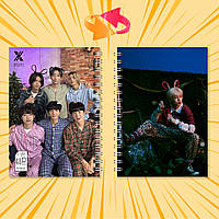 Блокнот А6 пружина 48 л. клітина K-Pop Xdinary Heroes