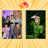 Блокнот А6 пружина 48 л. клітина K-Pop Xdinary Heroes