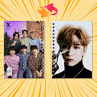 Блокнот А6 пружина 48 л. клітина K-Pop Xdinary Heroes
