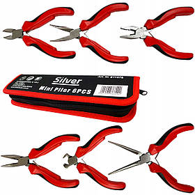 Плоскогубці прецизійні Silver 6 шт. 125мм S11076