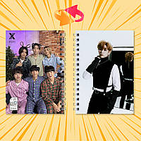 Блокнот А6 пружина 48 л. клітина K-Pop Xdinary Heroes