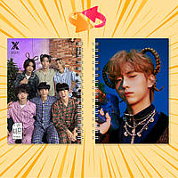 Блокнот А6 пружина 48 л. клітина K-Pop Xdinary Heroes
