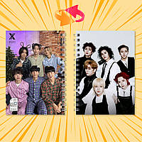 Блокнот А6 пружина 48 л. клітина K-Pop Xdinary Heroes