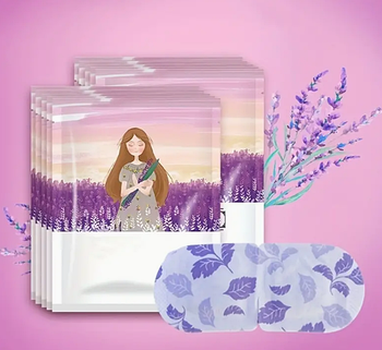 Зігрівальна парова маска для очей, Лаванда