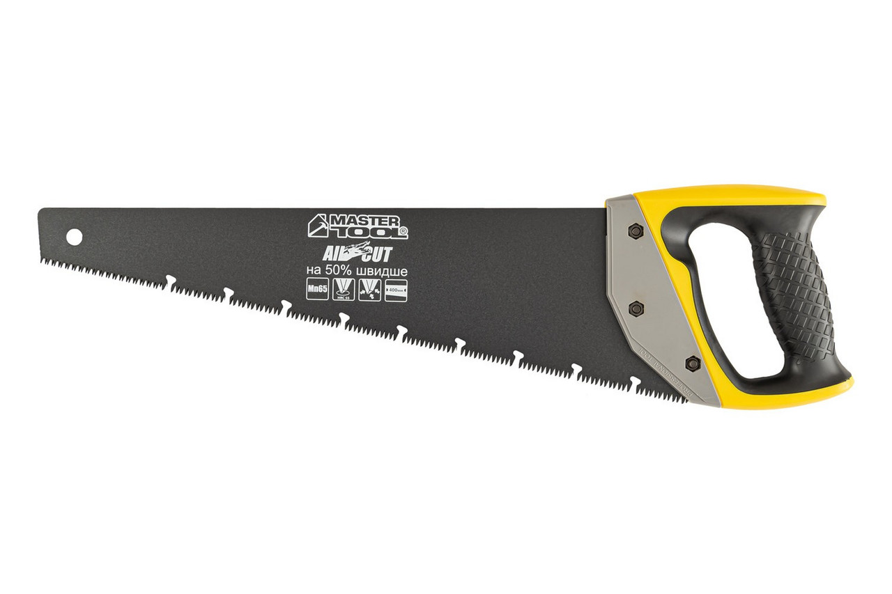 Ножівка столярна BLACK ALLIGATOR 400 мм 9TPI MAX CUT загартований зуб 3D заточування тефлонове покриття