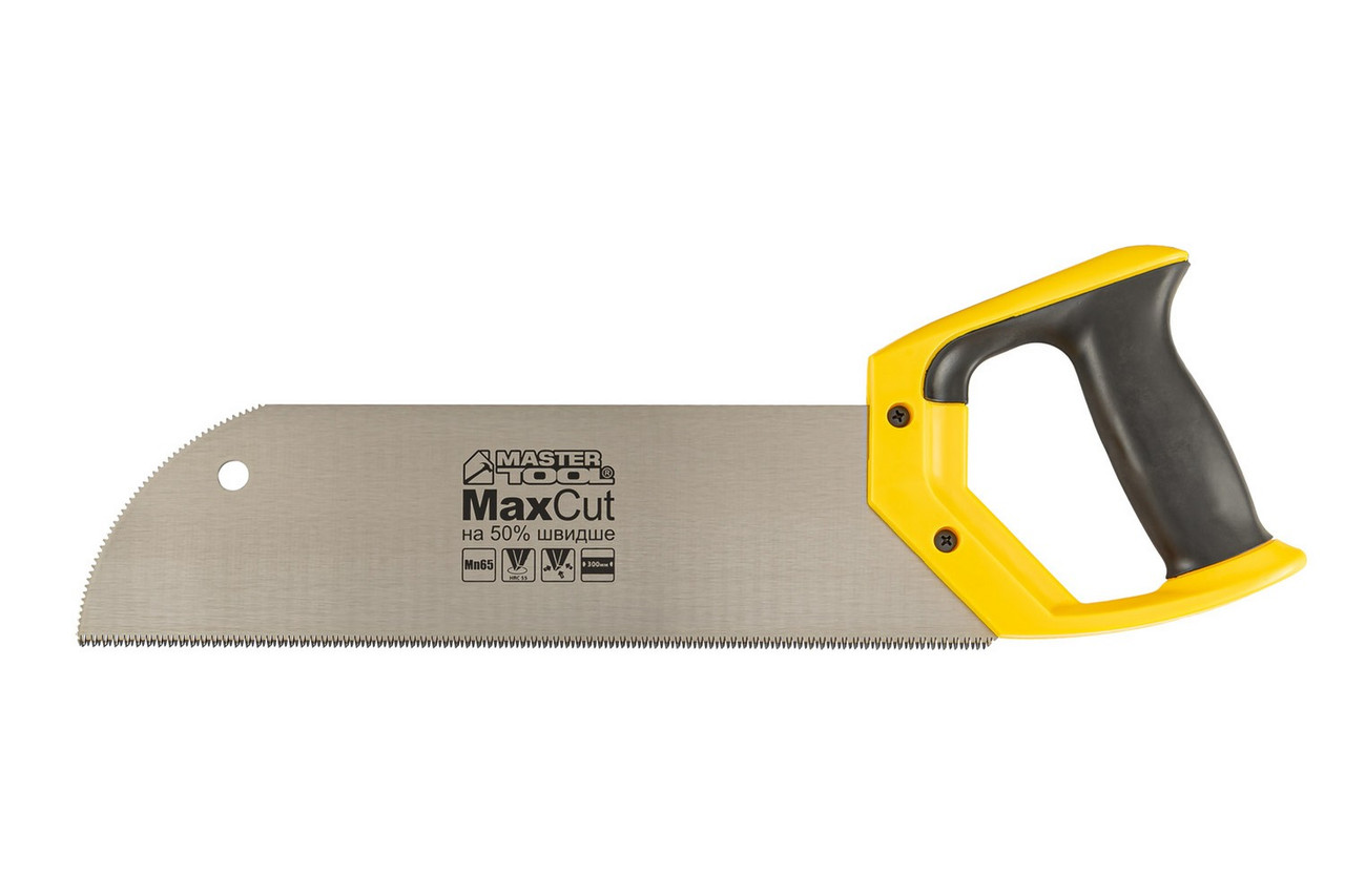Ножівка для фанери із запилом 12TPI MAX CUT 300 мм загартований зуб 3D заточування поліроване