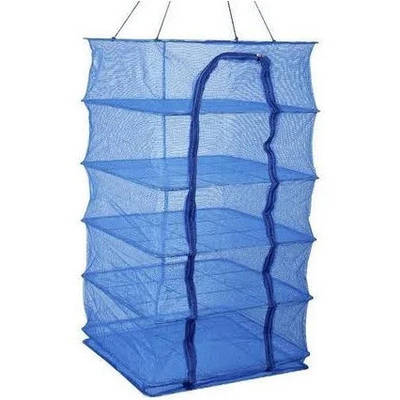 Сітка  для сушіння риби, грибів, овочів, фруктів, зелені 50*50*100 см, 5 ярусів . Складна, підвісна