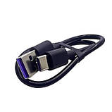 Кабель 3A USB-A to C 30cm data + power, фото 2