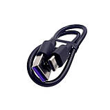 Кабель 3A USB-A to C 30cm data + power, фото 3