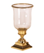 Підсвічник Англійський із латуні 12х34 см Stilars Італія 1258