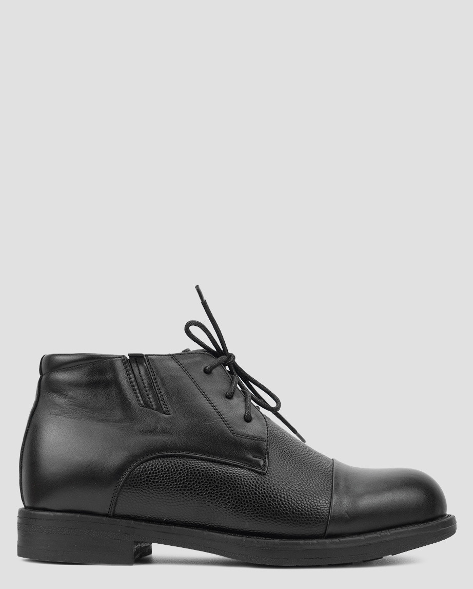 Черевики низькі чоловічі чорні натуральна шкіра Україна Lioneli — розмір 44 (28,7 см) (модель:, фото 1