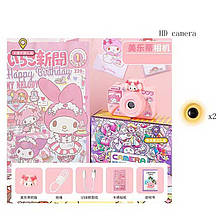 Дитячий міні цифровий фотоапарат SK 22-2 MLD, фронтальна камера, звук, фото, відео, 5 ігор