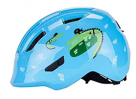 Велошолом дитячий ABUS SMILEY 3.0 Blue Croco M (50-55 см) 672644