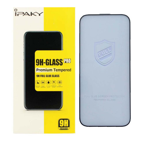 Захисне скло для телефона iPhone 16 Pro Max чорне iPaky, фото 1