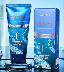 Пінка для вмивання з колагеном і гіалуроновою кислотою ADMD 180 мл