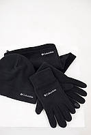 Комплект  Columbia зимова шапка / бафф / рукавиці