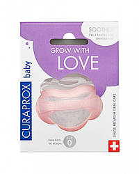 Соска силіконова Curaprox Babysoother pink/0 Рожевого кольору, (0-7 місяців) 1 шт