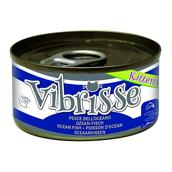Конcерва вологий корм для кошенят Croci VIBRISSE океанська риба 70г