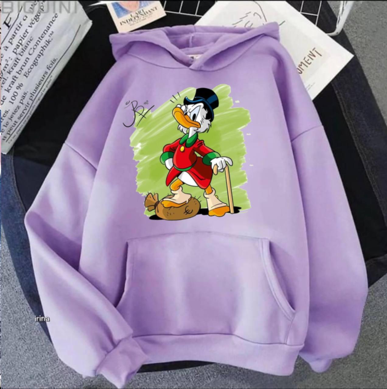 Жіноче вільне худі з принтом Дональд Дак. Donald Duck