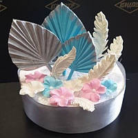 Набір Кондитерських прикрас Фантазія блакитна срібло