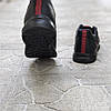Чоловічі шкіряні кросівки (натуральна шкіра) чорні демісезонні для чоловіків на весну осінь, розміри 40-45, фото 8