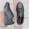 Чоловічі шкіряні кросівки (натуральна шкіра) чорні демісезонні для чоловіків на весну осінь, розміри 40-45, фото 5