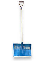 Лопата снігоприбиральна Wolfmann (з алюмінієвою кромкою) квадратна велика з держаком