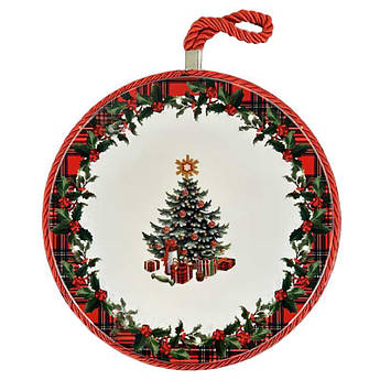 Підставка під гаряче з порцеляни з малюнком ялинки Arca