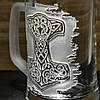 Пивний келих з гравіюванням Молот Тора, фото 2