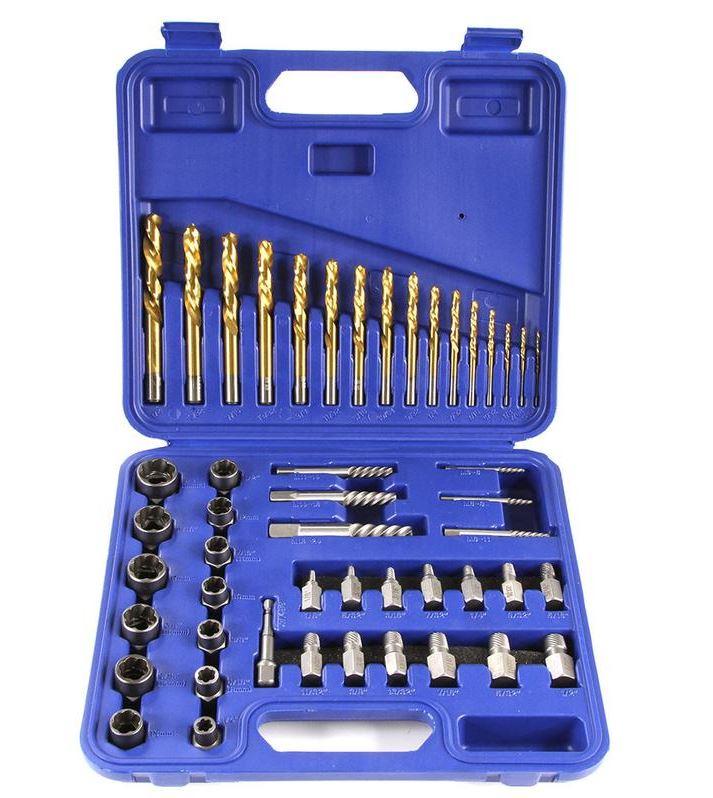 Набір екстракторів для викручування зламаних болтів і гайок 49 шт MAR-POL M58663