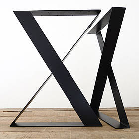 Комплект опор для столу з металу INSTIGO 500×104 мм, H 730 мм 2 шт Чорний