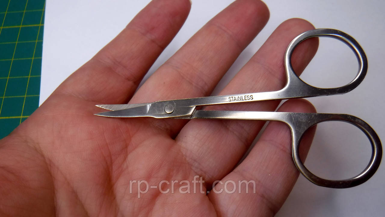 Ножиці для рукоділля. Круглі ручки, 44х85 мм, фото 1