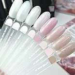 Nailsoftheday Cover base NEW Formula 30 — нюдюве з золотим шимером, камуфлююче базове покриття для нігтів, 30 мл, фото 4