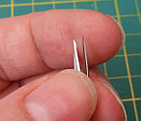 Ножиці для рукоділля. Овальні ручки, 44х94 мм, фото 2