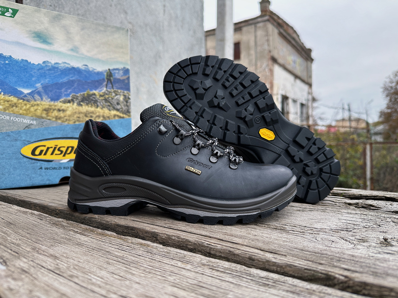 Чоловічі термо кросівки черевики Grisport Nero Dakar Trekking Idro 12817D19WT до -30 Оригінал