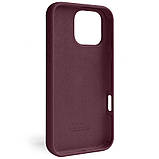 Чохол Silicone Full Cover для Apple iPhone 16 Pro Max Maroon, фото 2