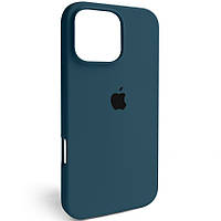 Чохол Silicone Full Cover для Apple iPhone 16 Pro Max Cosmos Blue
