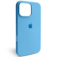 Чохол Silicone Full Cover для Apple iPhone 16 Pro Max Cornflower