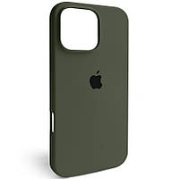 Чохол Silicone Full Cover для Apple iPhone 16 Pro Max Dark Olive