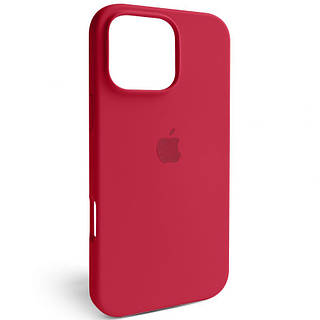 Чохол Silicone Full Cover для Apple iPhone 16 Pro Max Rose Red