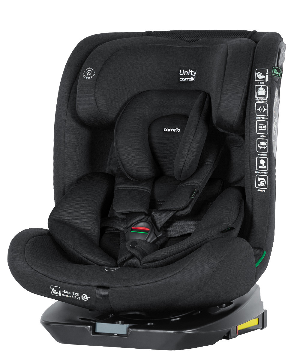 Автокрісло CARRELLO Unity CRL-17010 ISOFIX з поворотом 40-150см, Totality Black