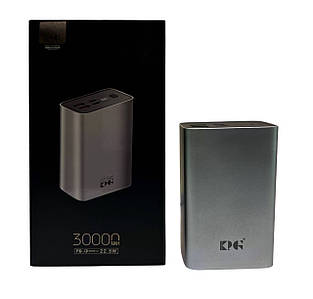 Зовнішній акумулятор (power bank) 30000мАг 22,5Вт KP KPG-312 30шт 6576