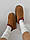 Зимові Жіночі Черевики UGG Tasman Platform Chestnut | каштанові з контрастним кантом, розміри 36–41, фото 5