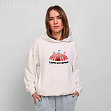 Теплий жіночий костюм джоггери та худі з принтом "Я керую цим цирком", фото 9