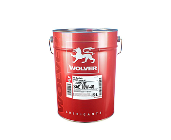 Моторна олива WOLVER Turbo Jet 10w40 CI-4+/SHPD
