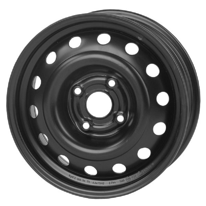 Диск колесный R13 5-13 PCD4-100 DIA56.56 ET49 Daewoo Lanos черный ДК