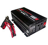 Перетворювач напруги UKC 1000W 12V-220V з чистою синусоїдою для автомобільних акумуляторів, фото 5
